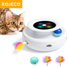 Lade das Bild in den Galerie-Viewer, ROJECO Automatisches Federball-Spielset für Katzen und Hunde