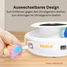 Lade das Bild in den Galerie-Viewer, ROJECO Automatisches Federball-Spielset für Katzen und Hunde