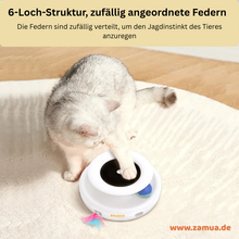 Lade das Bild in den Galerie-Viewer, ROJECO Automatisches Federball-Spielset für Katzen und Hunde