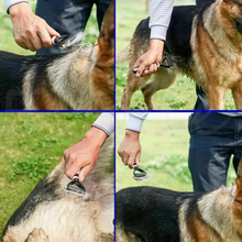 Lade das Bild in den Galerie-Viewer, Ein doppelseitiger Kamm für Haustiere – Hundekamm, Katzenkamm, Haarpflege, Haarentfernung
