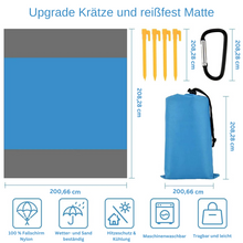 Lade das Bild in den Galerie-Viewer, Wasserdichte Stranddecke - für Urlaub &amp; Freizeit (Angebot)
